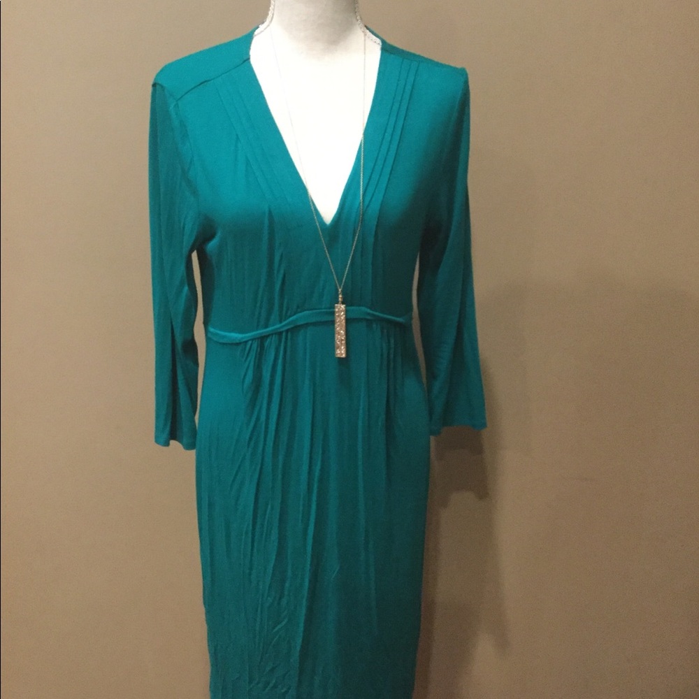 NY & Co small turquoise dress